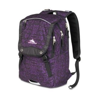 High Sierra Asphalt Plum Lace Laptop Backpack