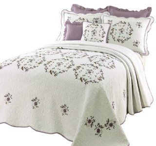 Gwen Cotton Filled Bedspread, Queen, 102 by 118 Inch
