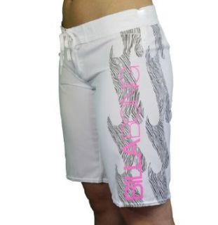 Billabong Womens Surfrider Boardshorts White w/Zebra