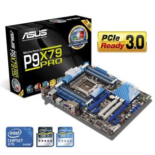 Asus P9X79   Carte mère socket LGA2011   Chipset Intel X79   8 slots