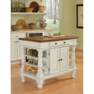 Americana Antiqued White Kitchen Island Today $474.20 4.4 (11 reviews