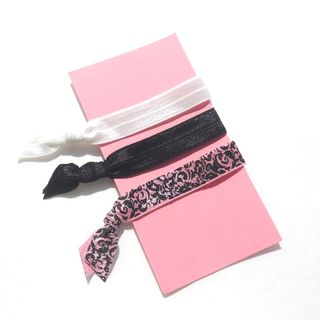 Bow Clippeez 2 Envy Boutique 3 Piece Ponytail HairTies