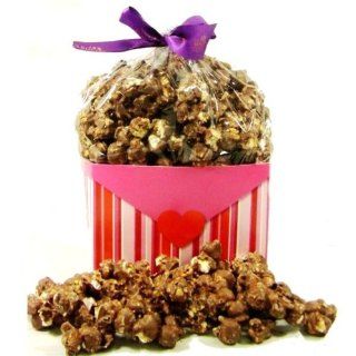 Valentines Day Chocolate Covered Popcorn Heart Gift 