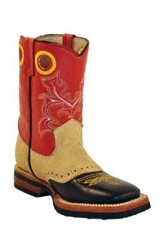 Ferrini Kids Cowhide Saddle Vamp Cowboy boots Shoes