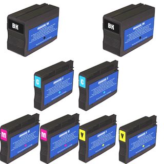 HP 932XL 933XL Black Colors Ink Cartridge Pack of 8 (Remanufactured