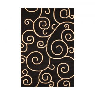Indo Hand tufted Black/ Ivory Wool Rug (4 x 6) Today $144.99 5.0 (1