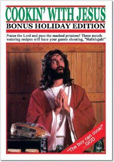 Set of 12 Cooking With Jesus Christmas Greeting Cards