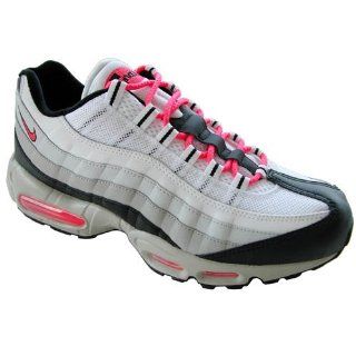 Air Max 95 White/Hot Lava/Black/Granite Mens Running Shoes 609048 182