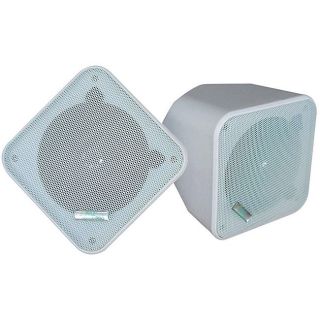 Pyle 5 inch White Weatherproof Full range 2 way Enclosed Speaker Today