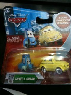 MOVIE CARS LUIGI AND GUIDO WITH MOVING EYES #112 & 113 Toys & Games