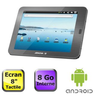 BON ETAT   Tablette PC avec écran tactile résistif 8   Mémoire 8
