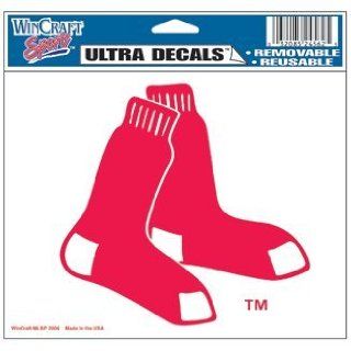 Boston Red Sox Socks Inside Cling Decal (Car / Auto