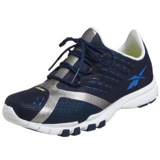 com Reebok Mens SmoothFit Mobile Trainer,Navy/Silver/Blue,9 M Shoes