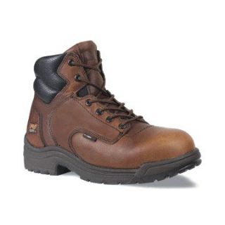 PRO 6 inch Composite Toe Metal Free Work Boot Brown Size 7 Med Shoes
