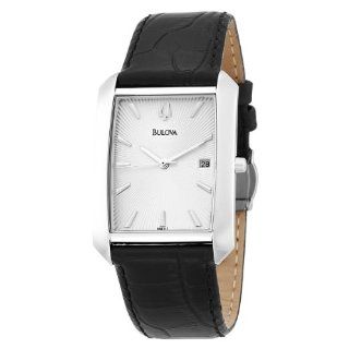 Bulova Mens 96B117 Silver Dial Watch Watches