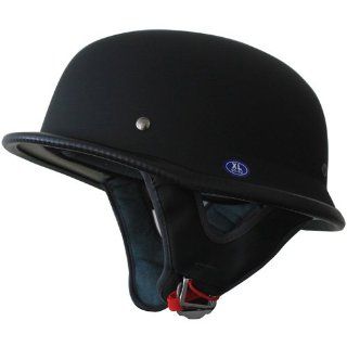 German Motorcycle Half Helmet(115) Matt Black XS