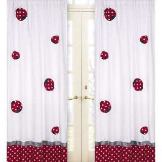 Red and White Polka Dot Ladybug 84 inch Curtain Panel Pair Today $56