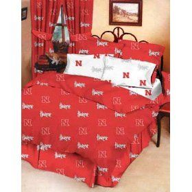 Nebraska Huskers Bedroom Set Comforter, Sheet Set, Bed