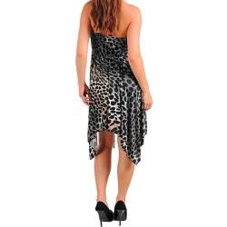 Stanzino Womens Black Brown Leopard Dress
