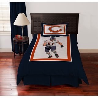 Chicago Bears Brian Urlacher 4 piece Comforter Set