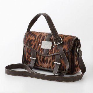 Chaps Leopard Flap Cross Body Handbag