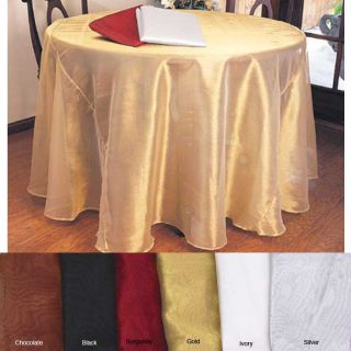 Shimmery 90 inch Round Sheer Tablecloth Today $37.49 3.5 (4 reviews
