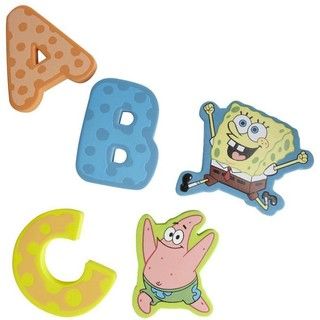 Munchkin SpongeBob SquarePants Floating Foam Letters