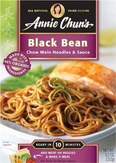Annie Chuns Black Bean Chow Mein Noodles & Sauce, 8.2 Ounce Boxes