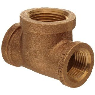Brass Pipe Fitting, Class 125, Reducing Tee, NPT Female 