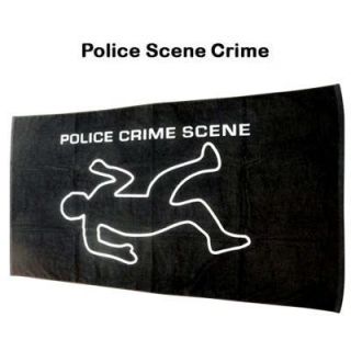 Serviette scène de crime   Achat / Vente SERVIETTES DE BAIN Serviette