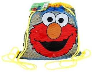 123 Sesame Street Elmo Draw String bag  mesh bag Toys