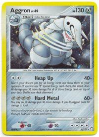 Mysterious Treasures Card Holofoil Aggron 1/123 [Toy] Toys & Games