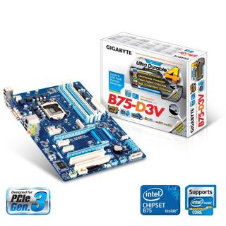 Carte mère socket LGA 1155   Chipset Intel B75   2 slots DDR3   SATA