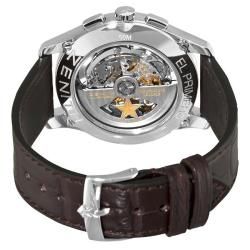 Zenith Mens 36000 VPH Automatic Brown Dial Chronograph Watch