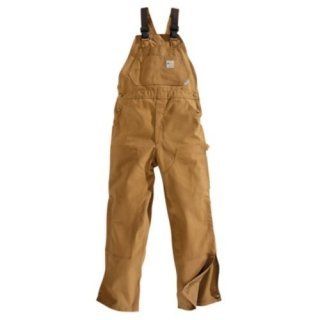 Carhartt 100163 Mens Flame Resistant Canvas Bib Overall/Unlined