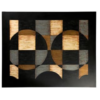 Multicolor Wood Abstract Contemporary Wall Art