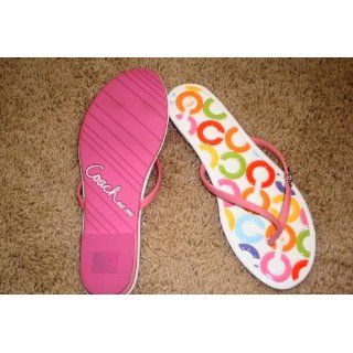 Summer Sandals Beach Flip flops Flat Shoes cute gift   Orange US 7