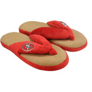San Francisco 49ers Womens Flip Flop Thong Slippers