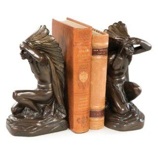 Kneeling Chief Bookends