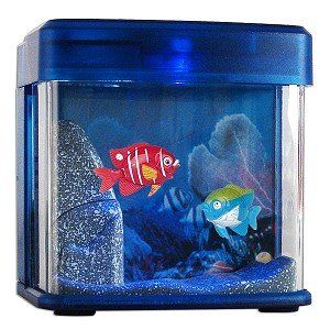 USB Mini Aquarium with LEDs (Blue)