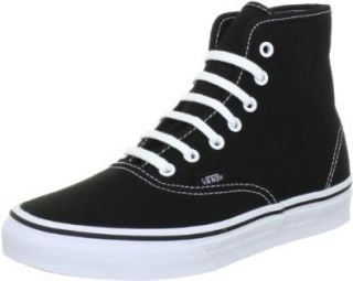 com Vans Unisex Authentic Hi Top Skate Shoes Black True White Shoes