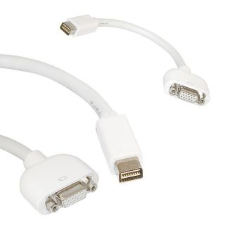 SKQUE Apple Mini DVI Male to VGA Female Adapter Cable