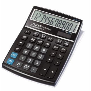 Ecran LCD 12 chiffres   Fonction double calcul de taxes   Calculs de