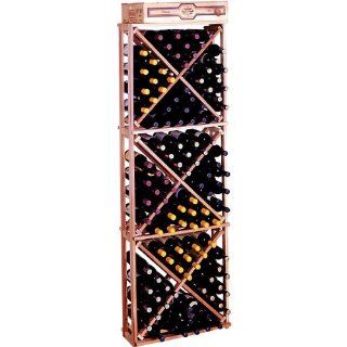 Redwood Open Diamond Wine Rack   Holds 132 Bottles