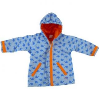 I Play Whale Print Hooded Raincoat (size 6  12 Months