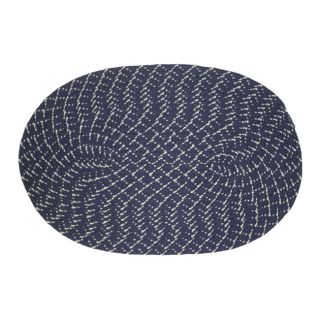 Indoor/ Outdoor Colorful Dark Blue Braided Rug (36x56) Today $62.99