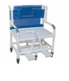 MJM International 131 5DB Bariatric Shower  Commode Chair