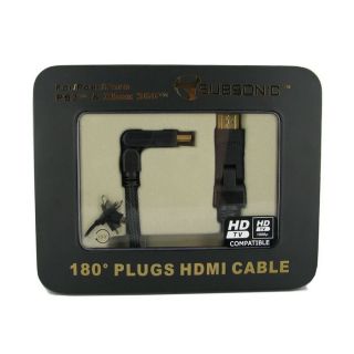 180° PLUGS HDMI CABLE SUBSONIC   Achat / Vente CABLE   CONNECTIQUE