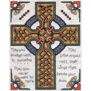 Celtic Cross Counted Cross Stitch Kit 8X10 14 Count