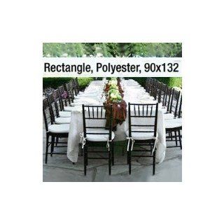 90 x 132 Rectangular Polyester Tablecloth [Set of 2